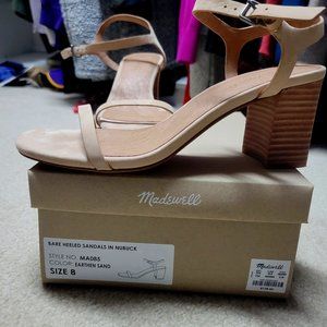 Madewell Hollie Ankle Strap Square Heel